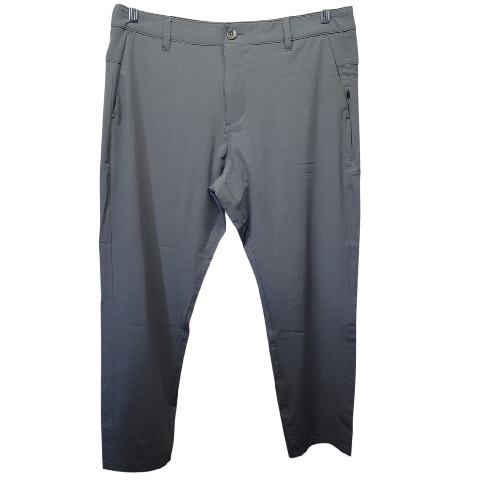 Vuori Meta Pant 34 x 28 Charcoal Grey V431 Performance Stretch Chino Trousers